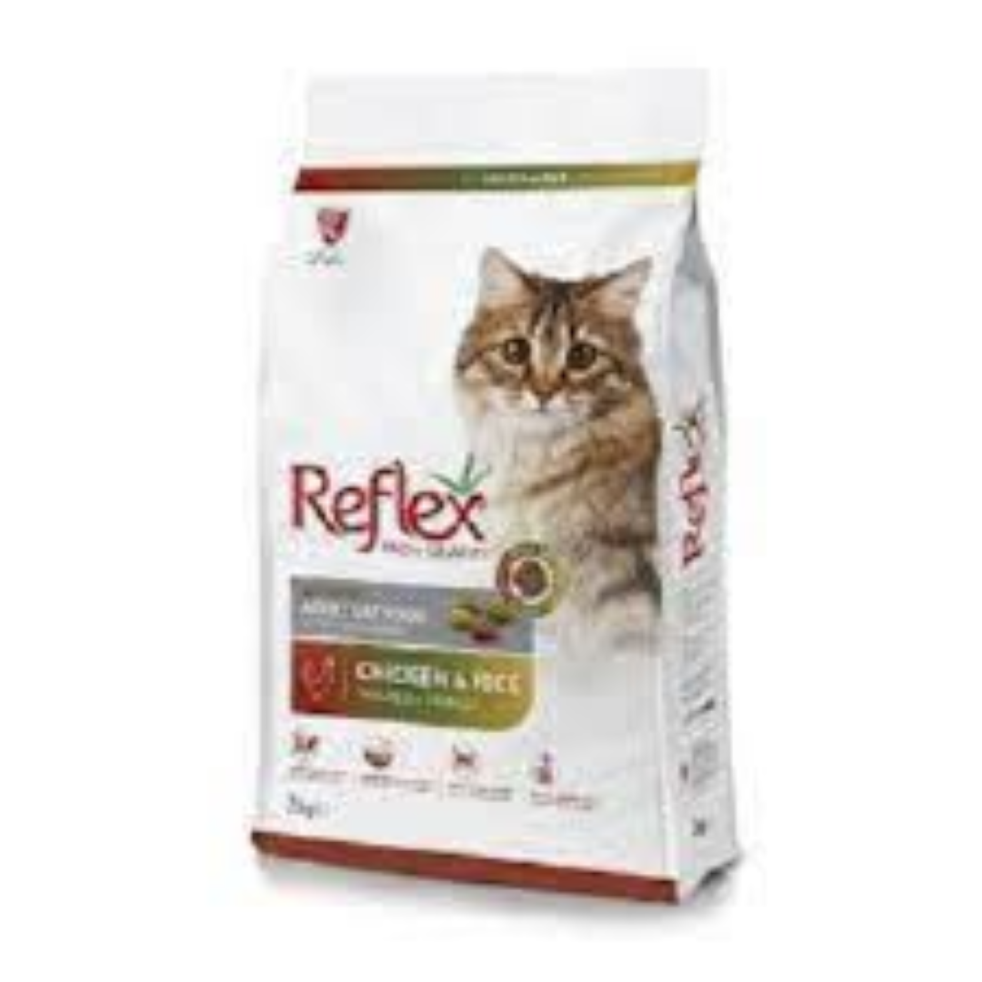 REFLEX ADULT CAT FOOD GOURMET CHICKEN N RICE 2KG